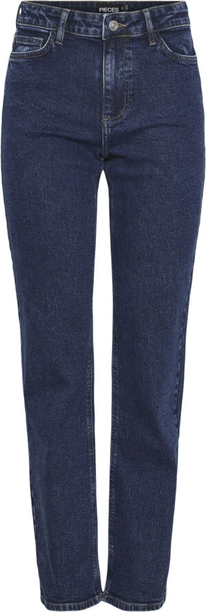PCKELLY MW STRAIGHT JEANS DB502 NOO