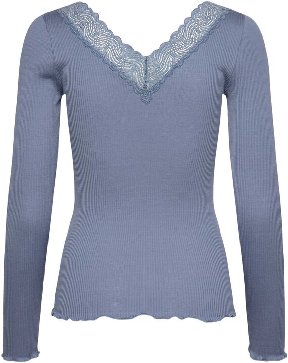 RWBeatha Silk LS V-neck T-shirt