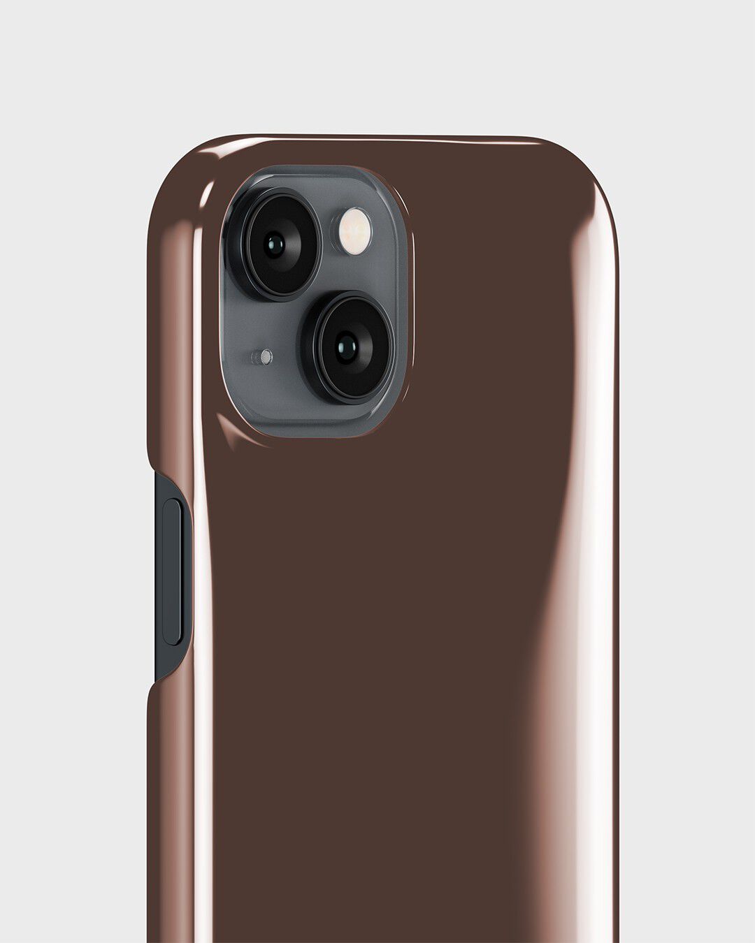 Puffy Case iPhone 16e/15/14/13 Chocolate