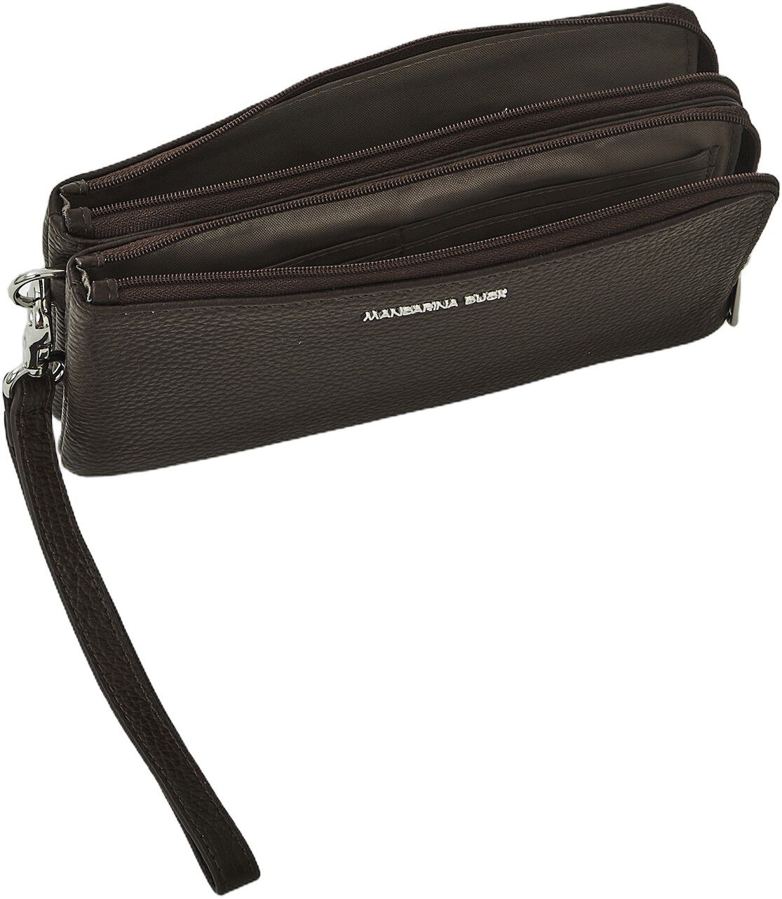 MELLOW LEATHER POUCH / ESPRESSO