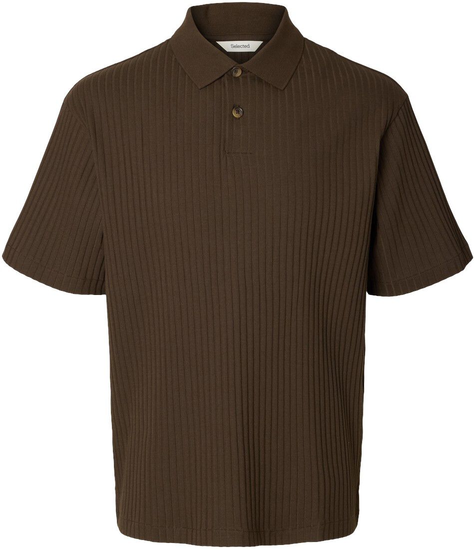 SLMRELAXSIMON RIBBED SS POLO