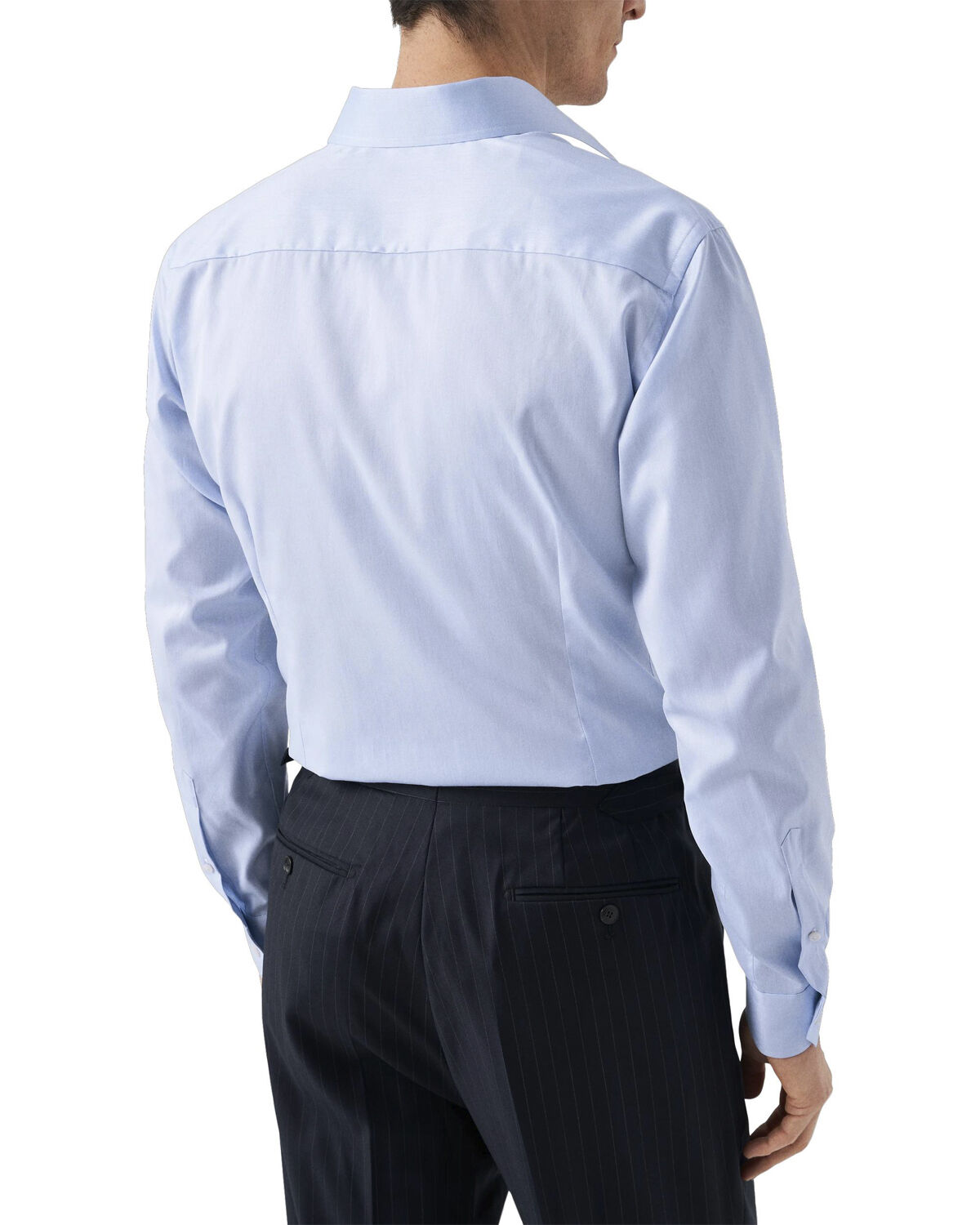 Super Slim Fit White Signature Twill Shirt