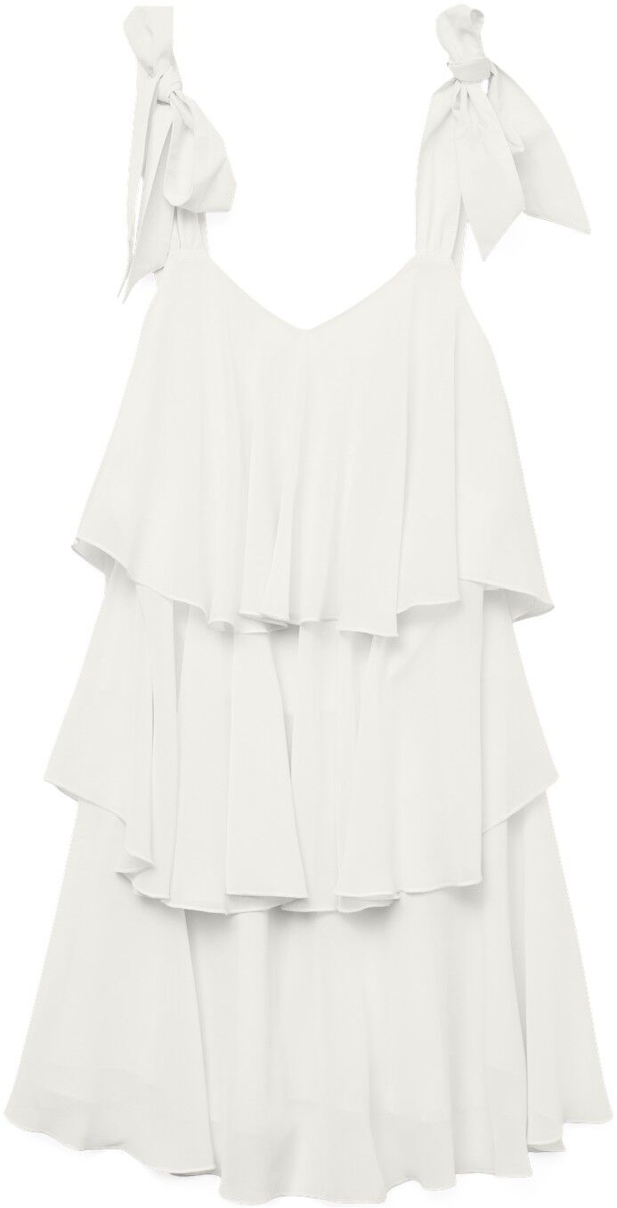 VMFELICIA TIESTRAP RUFFLE SHORT DRE