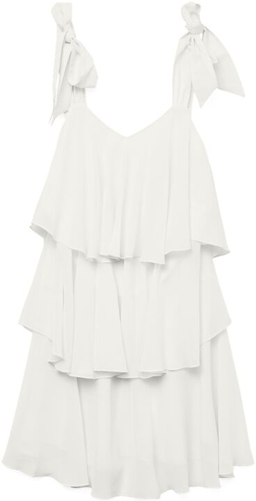 VMFELICIA TIESTRAP RUFFLE SHORT DRE