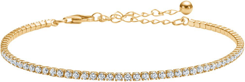 Tennis armb&aring;nd - Forgyldt