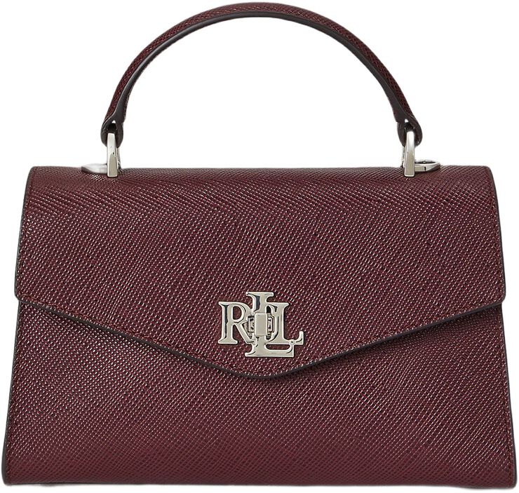 Crosshatch Leather Small Farrah Satchel