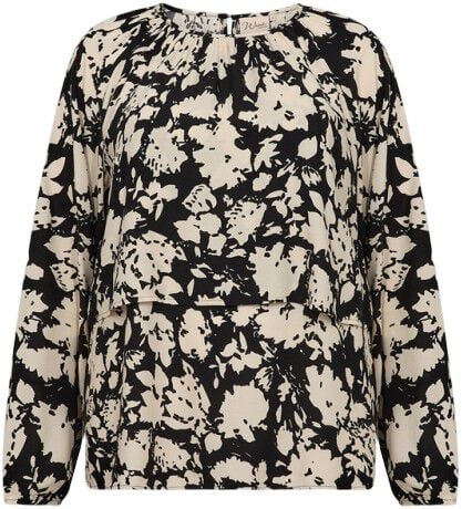 Curvy WA-SAPHINA 1 Bluse Sort