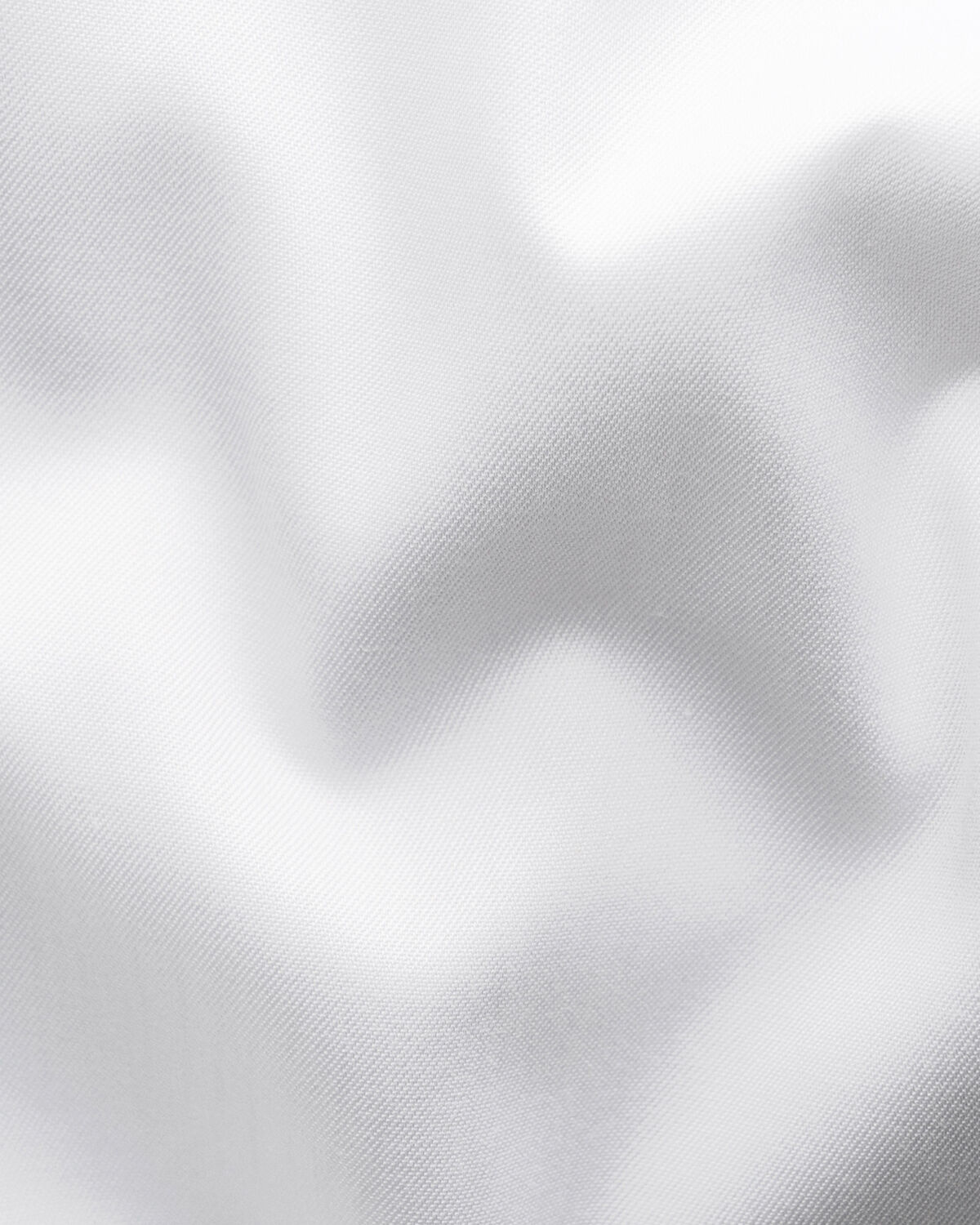 Slim Fit White Floral Effect Signature Twill Shirt