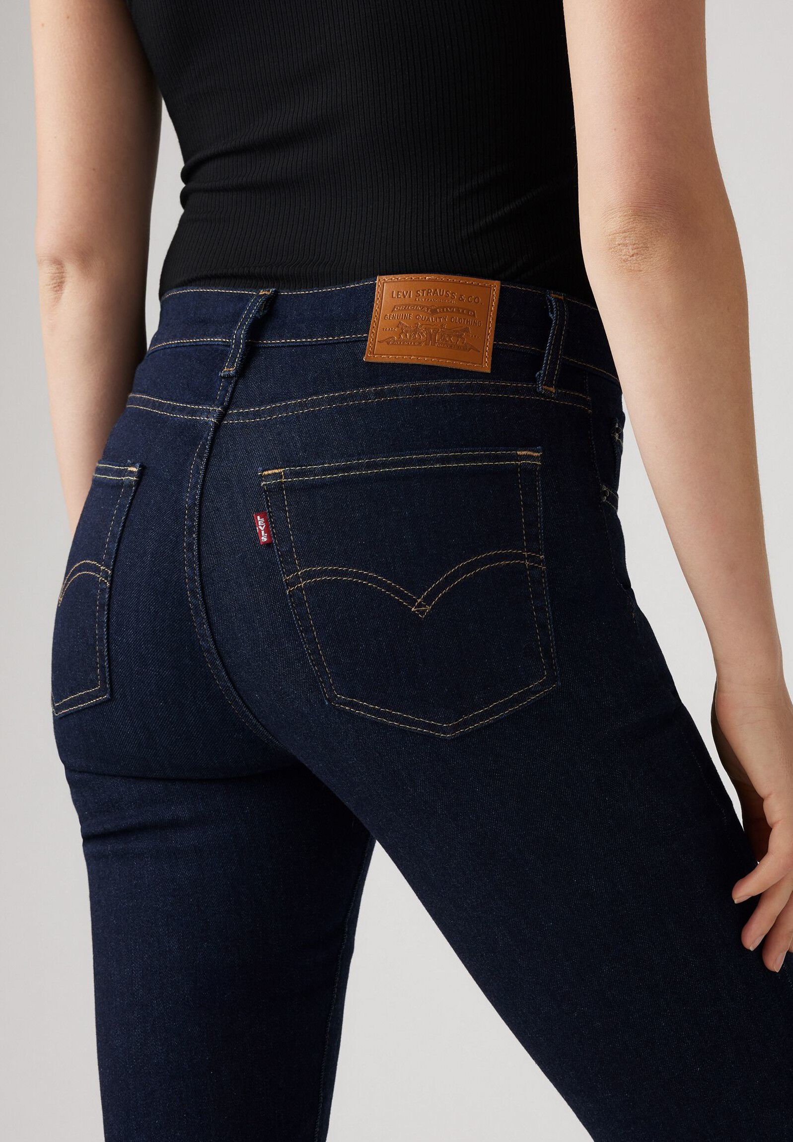 724 High Rise Straight Jeans
