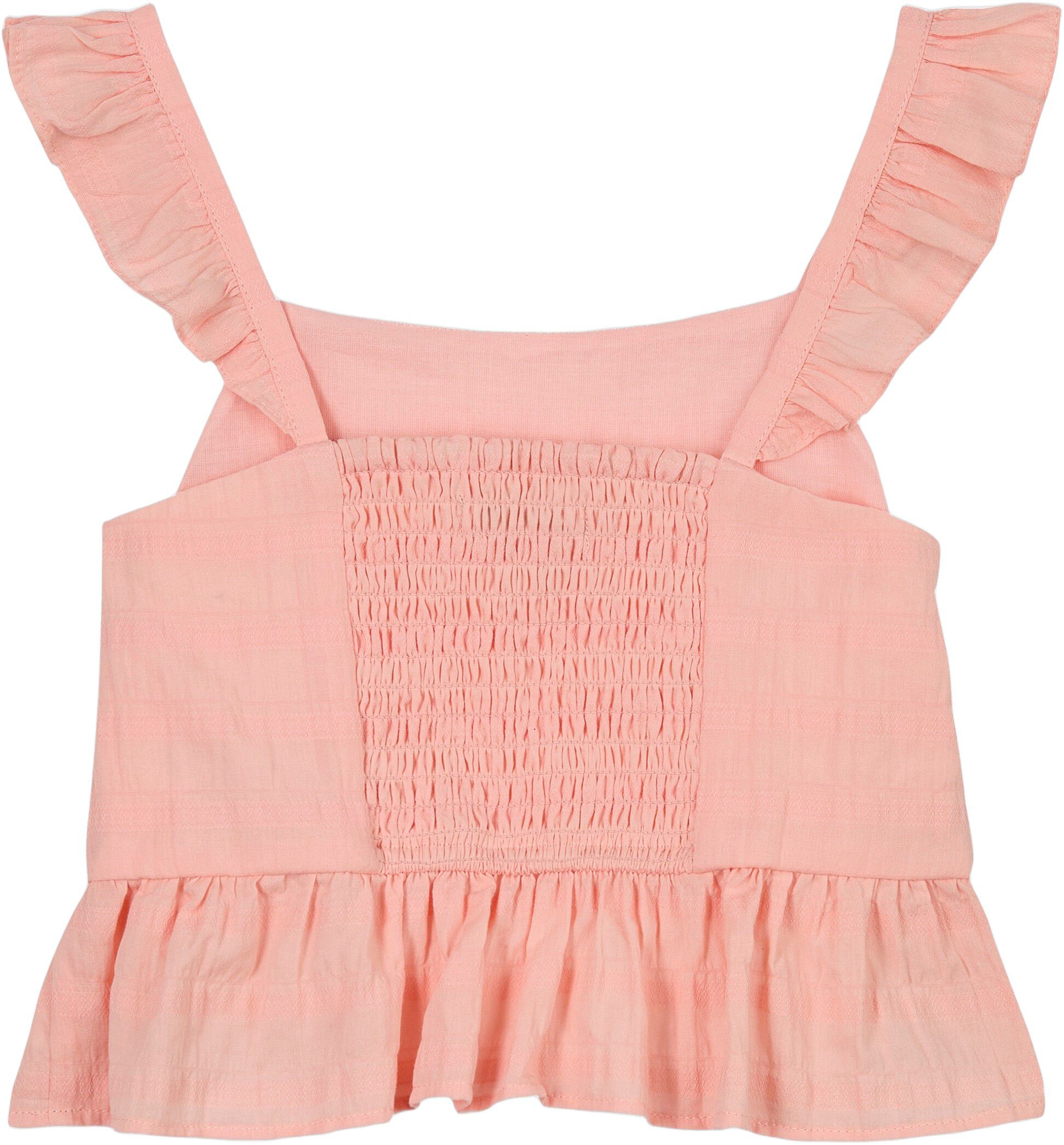 TEXTURED COTTON TOP SLVLS