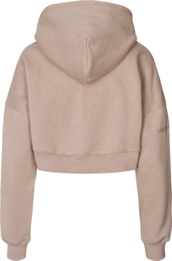Oversized Crop hættetrøje
