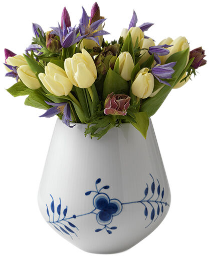 Bl&aring; Mega Riflet 20,5 cm. vase