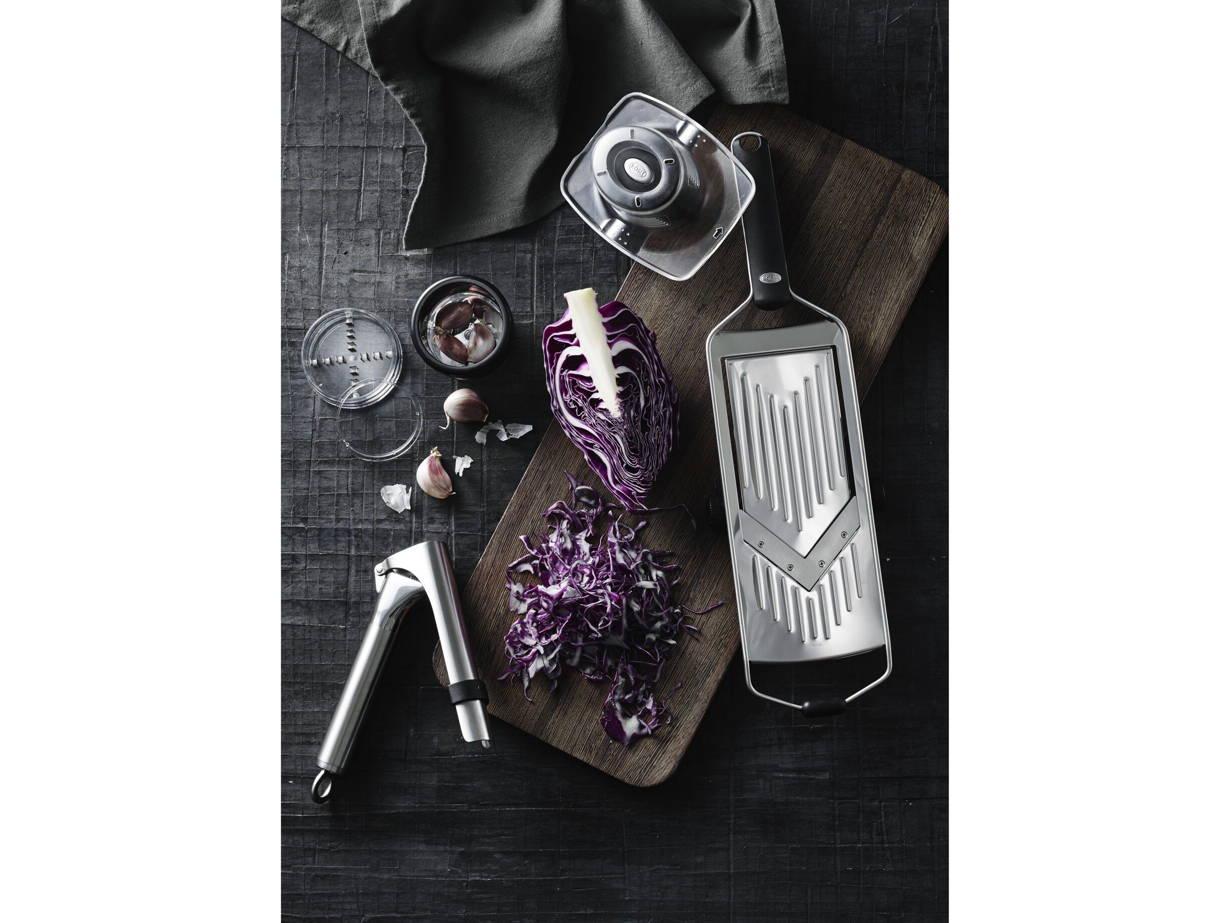 Mandolinjern v-sk&aelig;r 46 x 13 cm St&aring;l