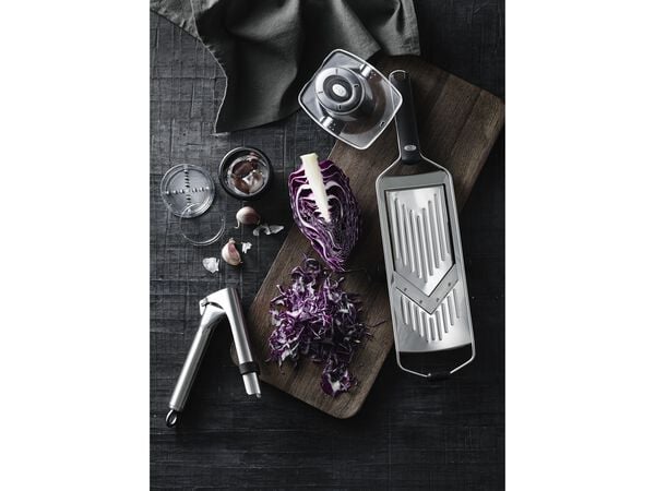 Mandolinjern v-skær 46 x 13 cm Stål