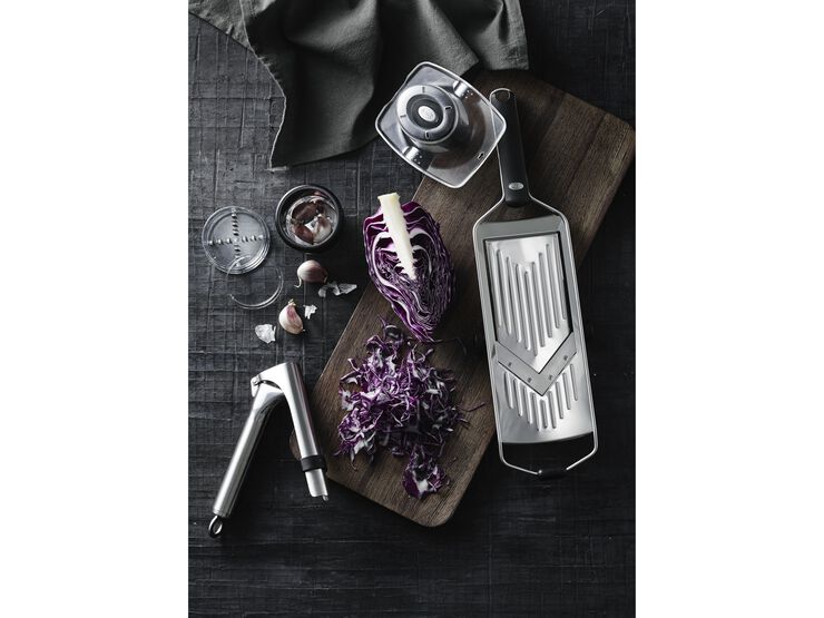 Mandolinjern v-skær 46 x 13 cm Stål