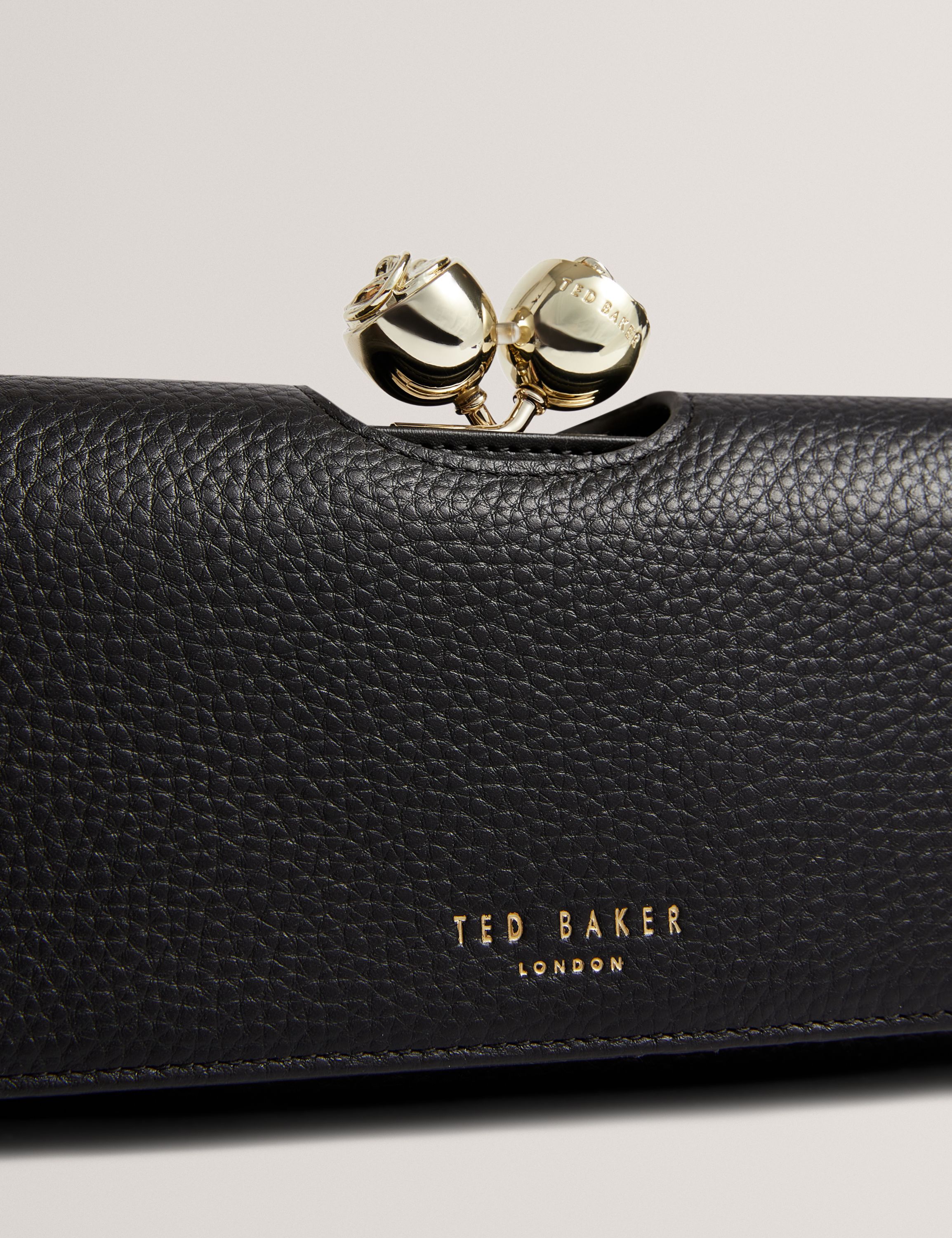 ROOSALI Rose Detail Leather Bobble