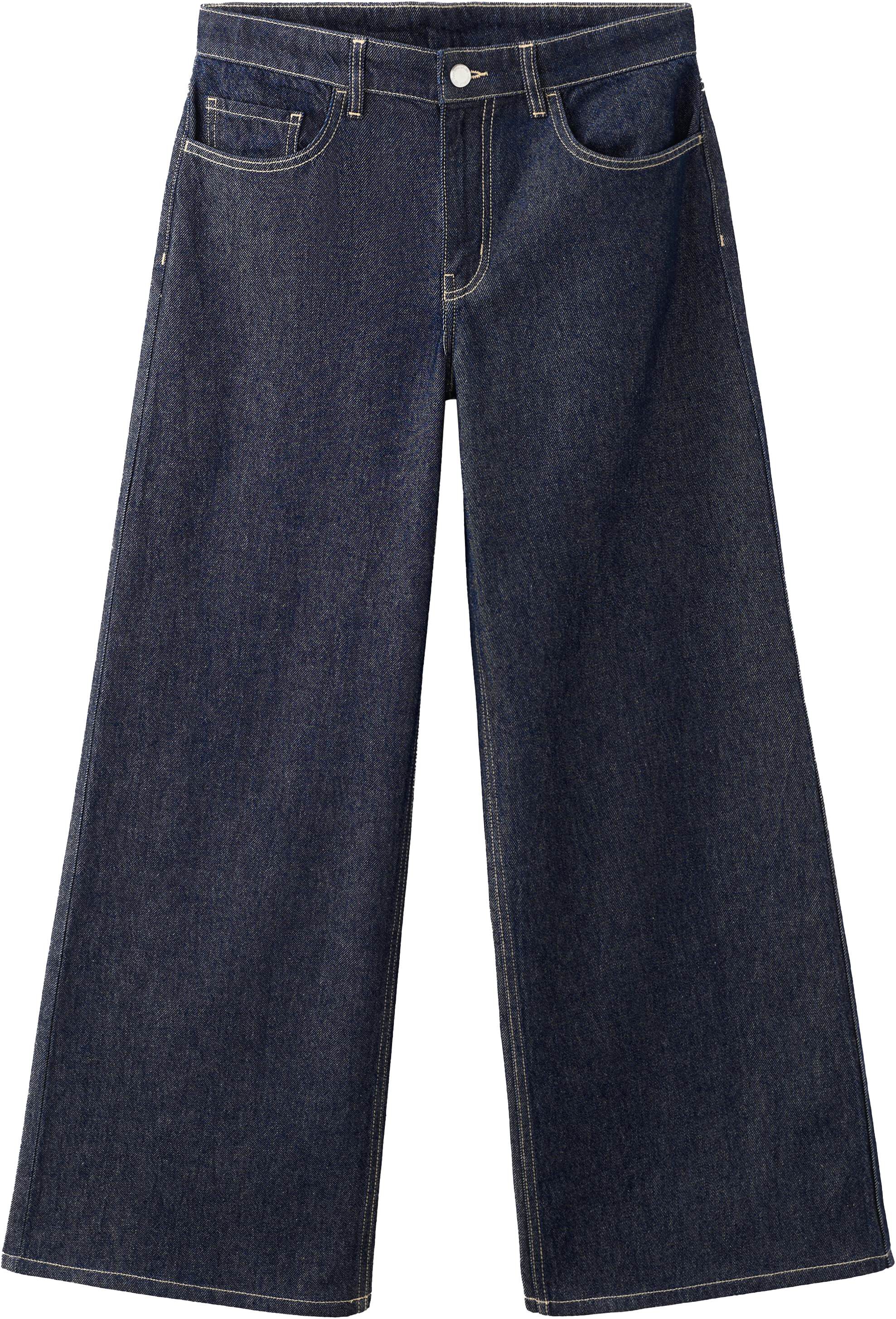 Low-rise wideleg jeans