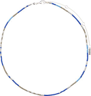 ALISON necklace blue, silver-plated
