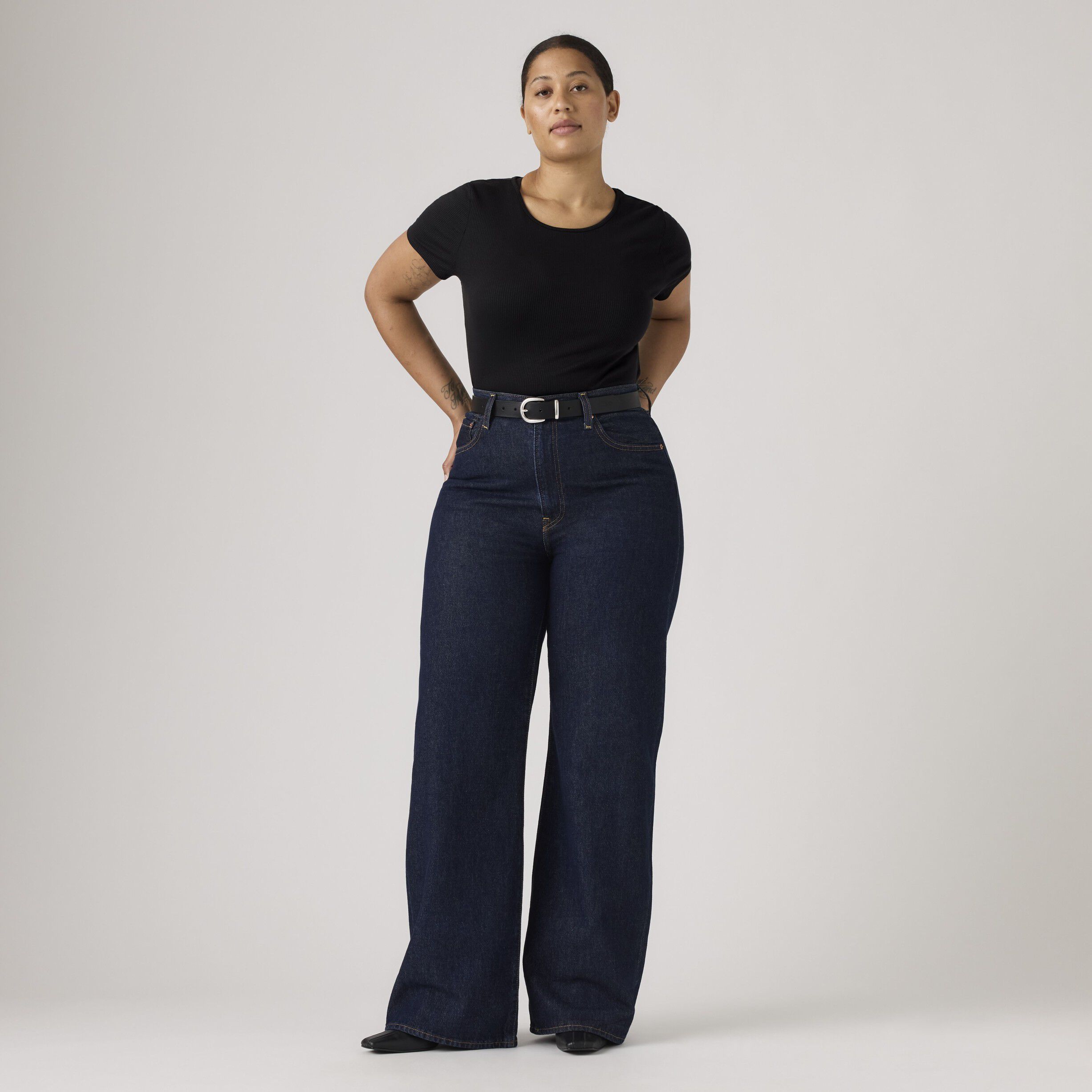 RIBCAGE WIDE LEG H223 SHADED V