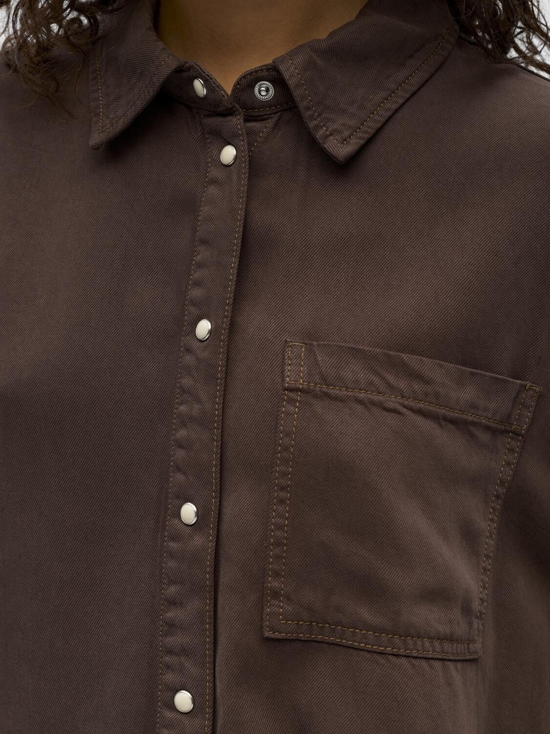 OBJFRAME ZILA L/S RE SHIRT E DIV