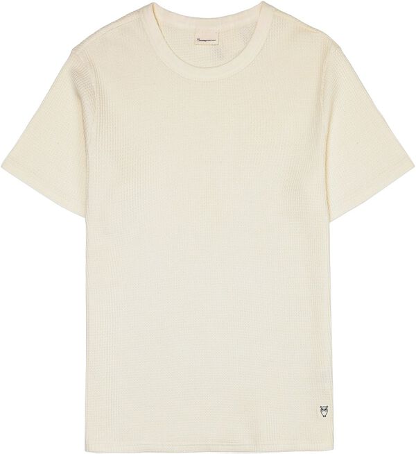 Regular Waffle Short Sleeved Crew Neck T-Shirt Gots/Vegan