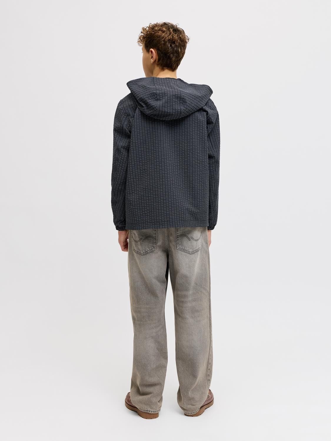 JORNIAGRA CHECK HOOD JACKET JNR