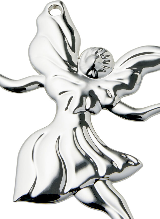 Dansende engel H7 forsølvet
