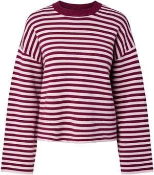 PCJASSY LS O-NECK KNIT NOOS BC