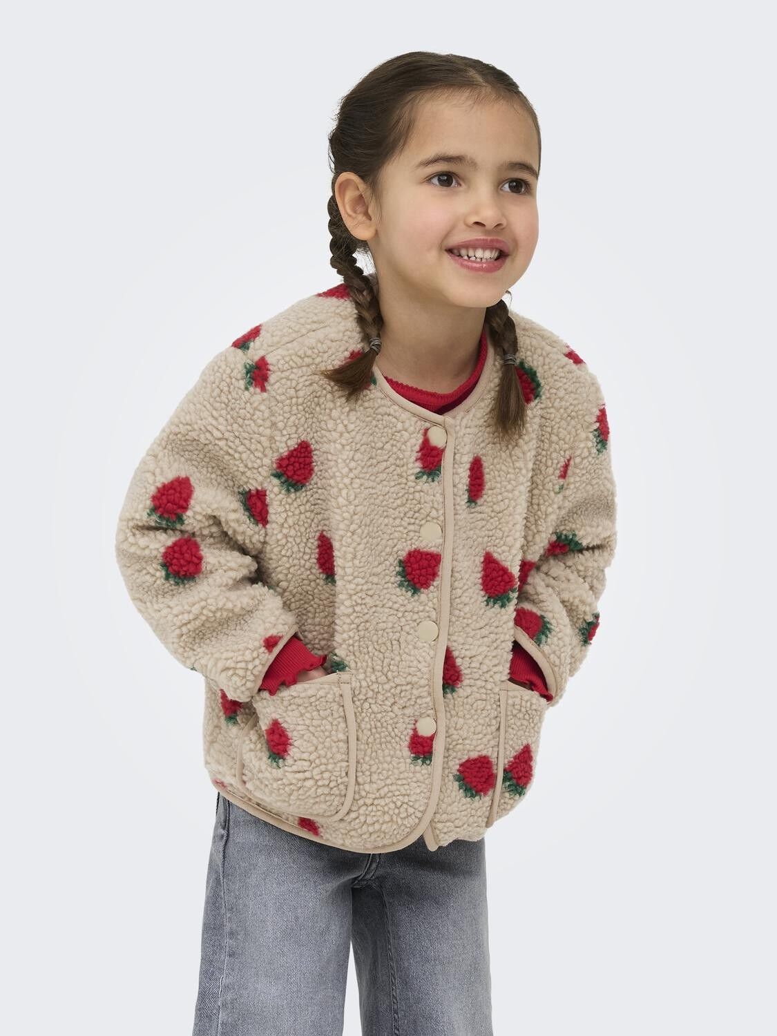 KMGHOKY L/S TEDDY JACKET OTW NOOS