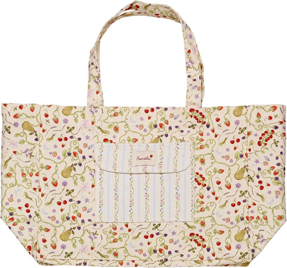 Big Canvas Totebag Garden Magic Ivory