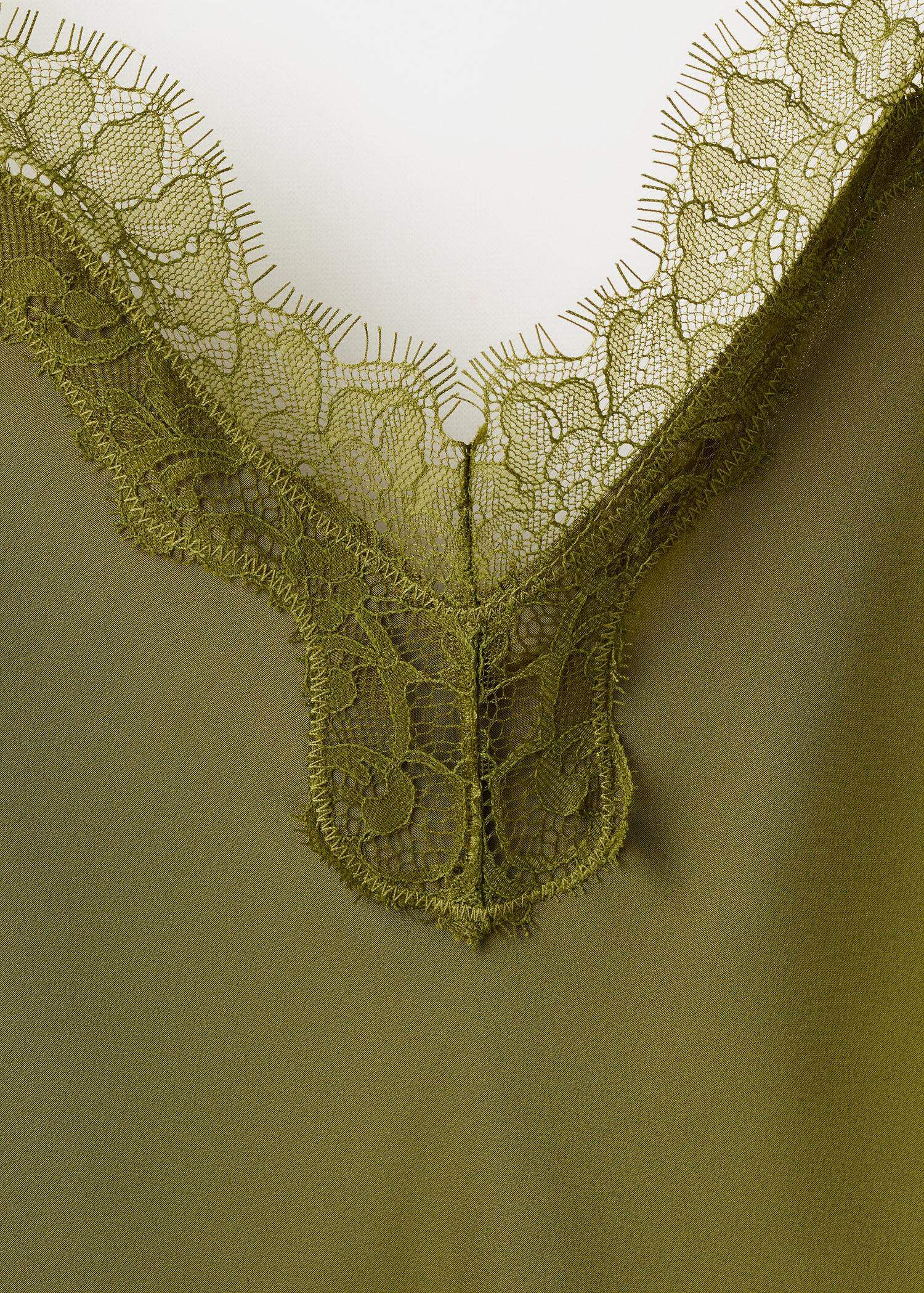 Satin camisole dress