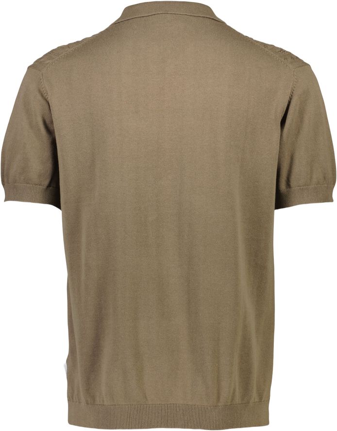 Knitted S/S cable cardigan