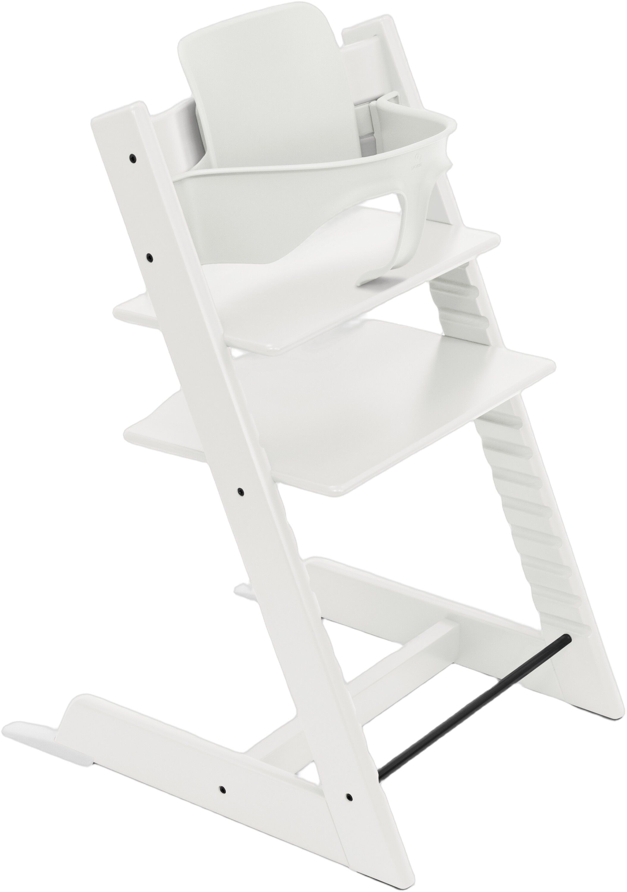 Tripp Trapp Stol White + Bbyset