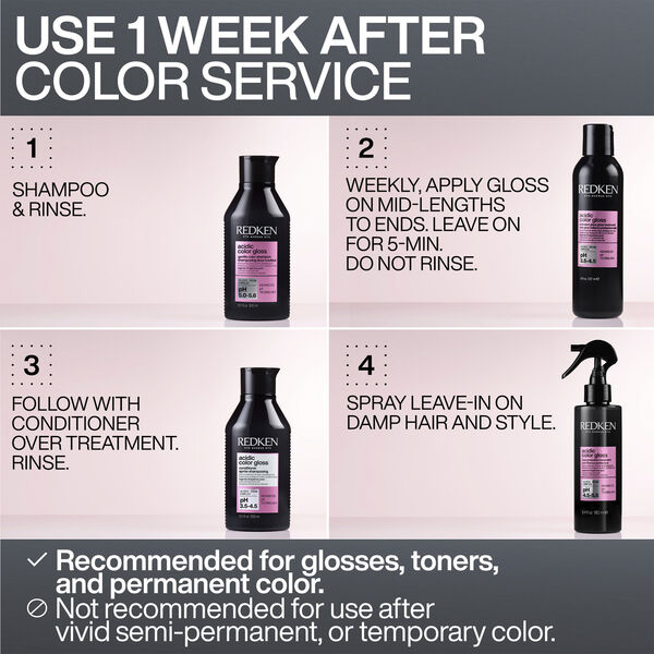 Redken Acidic Color Gloss Glass Gloss Treatment 237ml