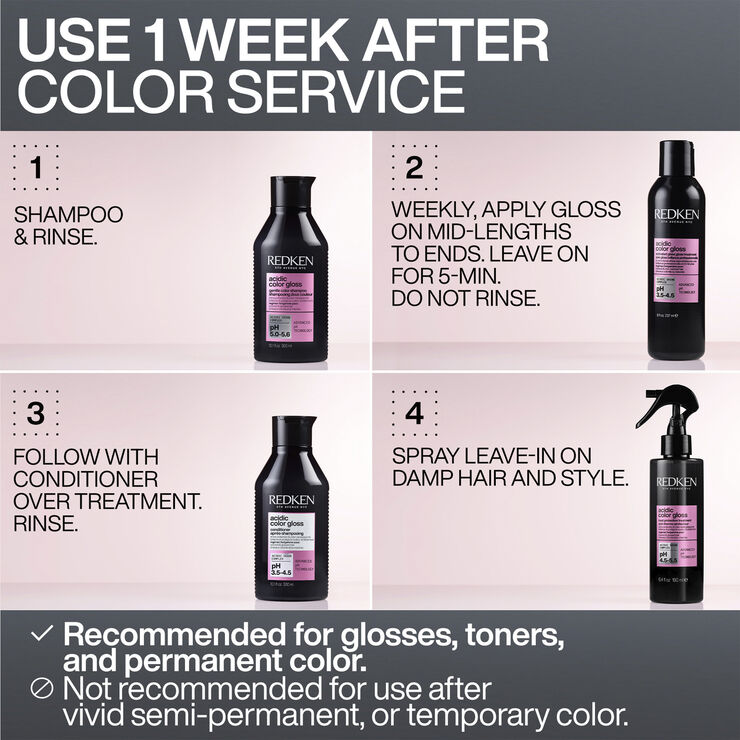 Redken Acidic Color Gloss Glass Gloss Treatment 237ml