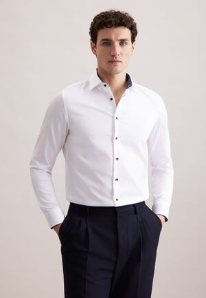 Business shirt Slim 1/1 Kent-Collar Uni