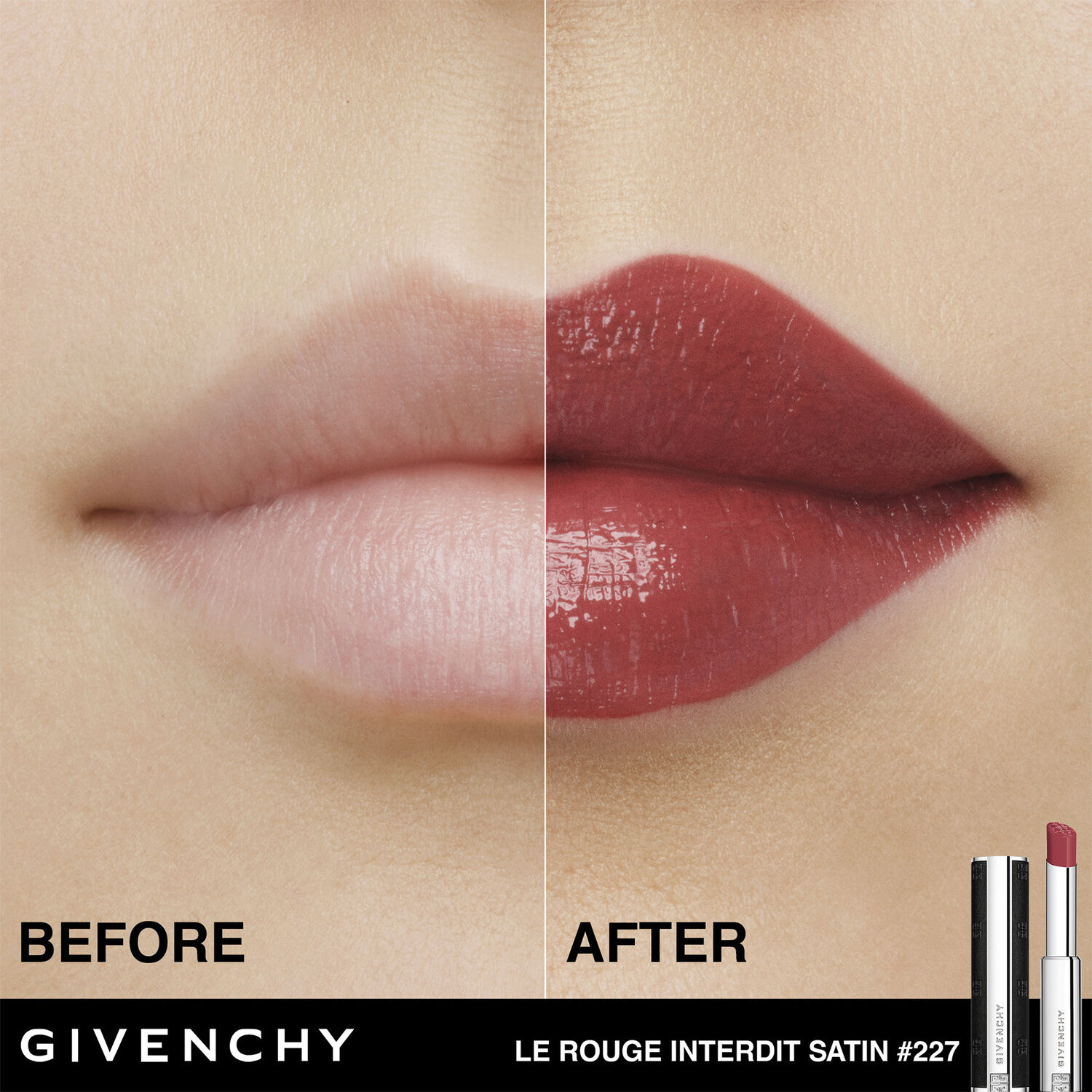 Le Rouge Interdit Satin Lipstick