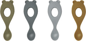 Liva silicone spoon 4-pack