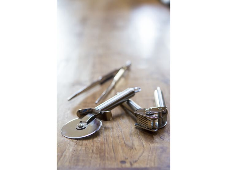 Hvidløgspresser 20 cm Stål