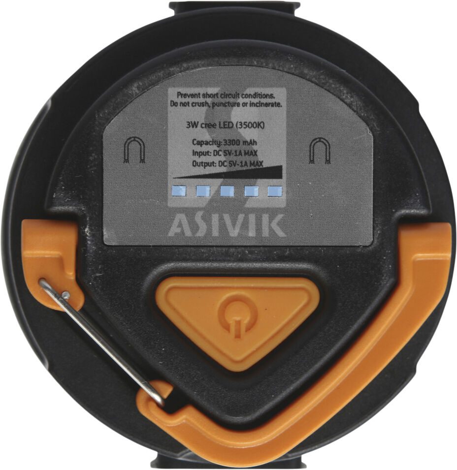 Asivik Lightbank 3300 Campinglygte og powerbank