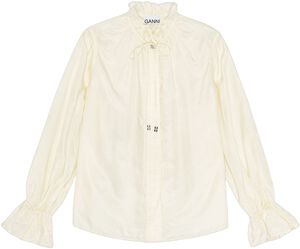 Fluid Cupro Tie String Shirt