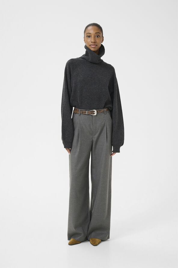 GZpaula melange MW wide pants NOOS