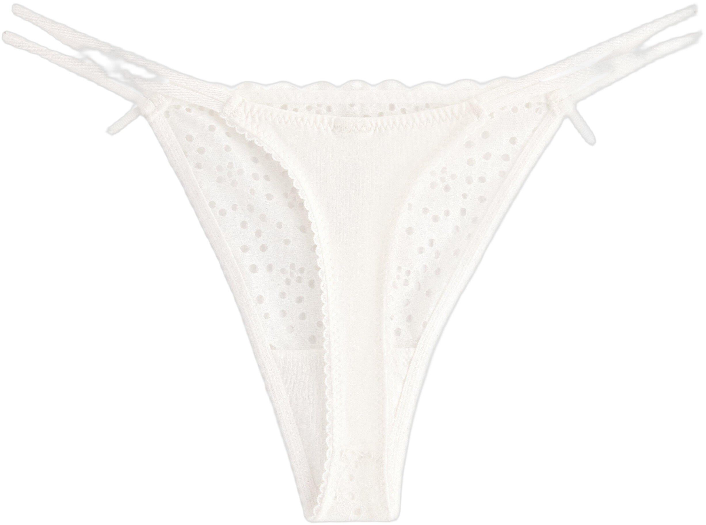 G-streng med broderie anglaise