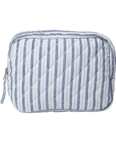 Moira 3 Make up bag Blue Stripe mini