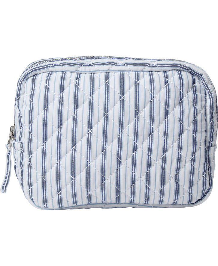 Moira 3 Make up bag Blue Stripe mini