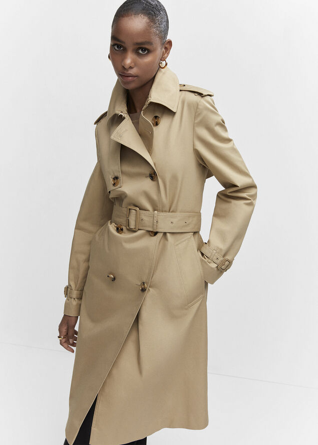 trench coat with belt