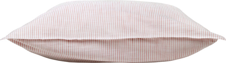 Monochrome Lines Pudebetræk rosa/hvid 70x50 cm NO