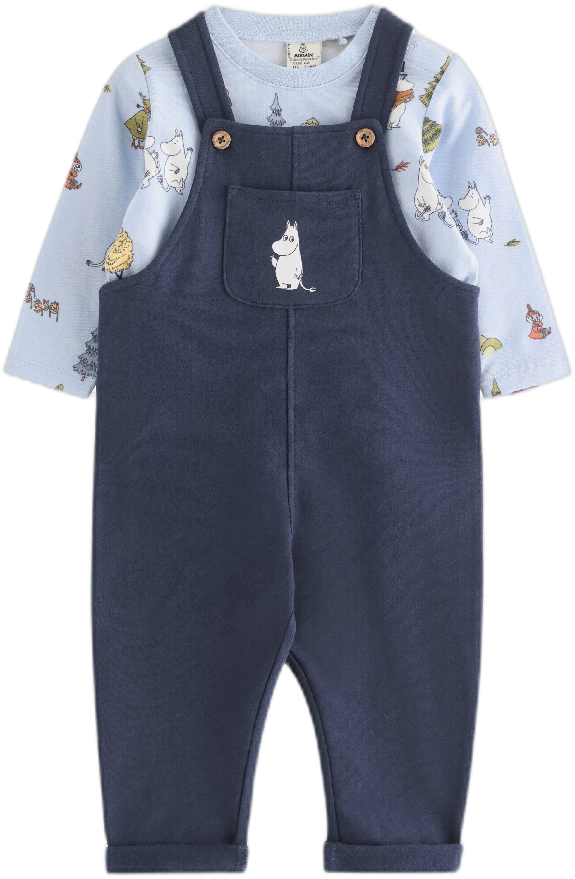 Set Dungerees with top Moomin