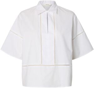 SLFDELIA 2/4 BOXY LADDER STITCH TOP