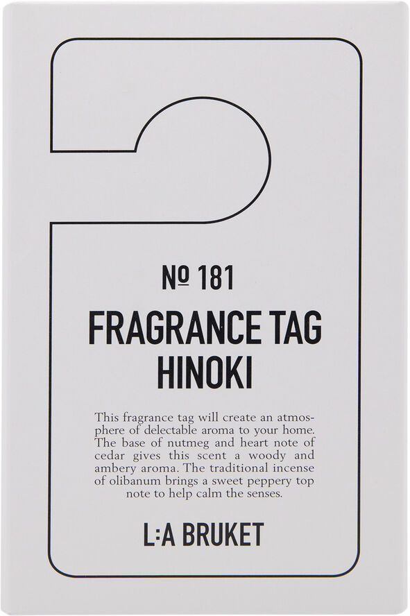 Fragrance Tag Hinoki